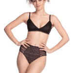 Πακέτο 2 Ψηλόμεσων Σλιπ: Μαύρο & Μαύρο με Μοτίβα - Κομψότητα και Άνεση