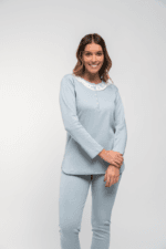 Mira Γυναικεία Χειμερινή Κλασική Πιτζάμα - Image 3