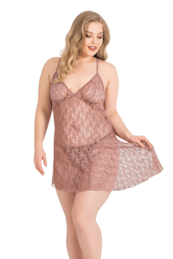 Νεγκλιζέ Νυχτικό Plus Size 3027 - Image 1