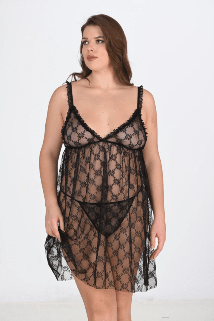 Νεγκλιζέ Νυχτικό Plus Size 3041 - Image 1