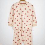 Σετ πιτζάμες με μοτίβο καρδιές