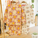 Παιδικές Πιτζάμες με Λουλουδάτα Σχέδια