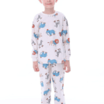 Βρεφική Πιτζάμες για Αγόρια με Χαρούμενα Ζωάκια