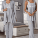 Σετ Πιτζάμα με Νυχτικό Εγκυμοσύνης – Άνεση & Στυλ για Κάθε Στιγμή