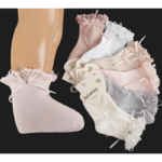 Βρεφικές Κάλτσες Katamino Baby με Δαντέλα, Φιογκάκι & Στρας