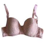 Ροζ Σουτιέν Δαντελένιο Μεγάλου Μεγέθους