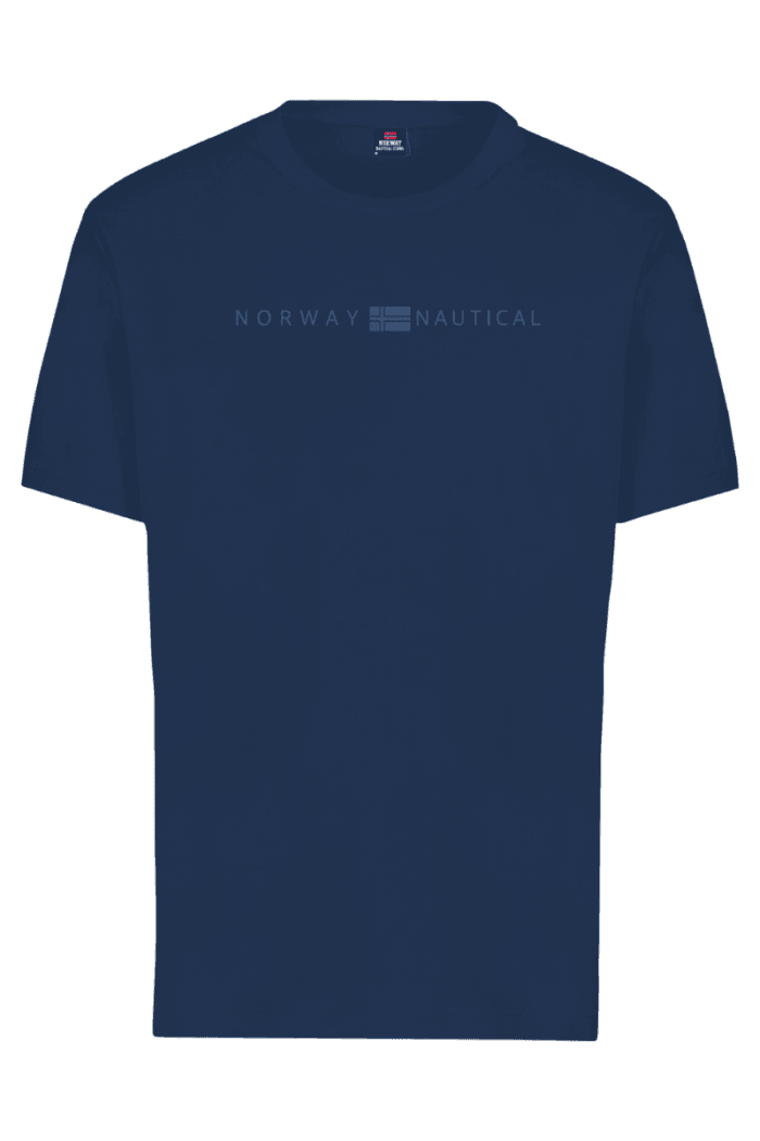 Ανδρική Κοντομάνικη Μπλούζα Narway Nautical – Μπλε - Image 1