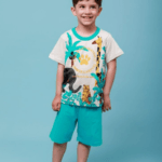 🐾 Παιδική Πιτζάμα "Summer Camping" – Happy Family