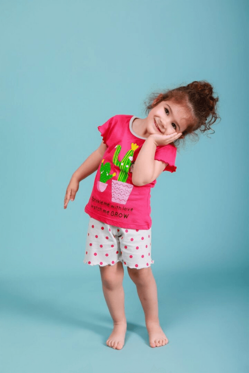 885-2 🌵 Παιδική Πιτζάμα "Watch Me Grow" – Happy Family - Image 1