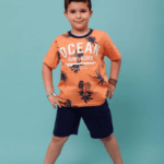 🌊 Εφηβική Πιτζάμα "Ocean Surf Rider" – Happy Family