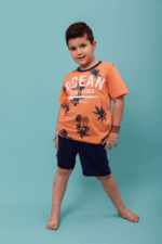 🌊 Εφηβική Πιτζάμα "Ocean Surf Rider" – Happy Family - Image 2