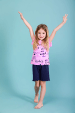 💜 Εφηβική Πιτζάμα Κοριτσιού "Kindness & Love" – Happy Family