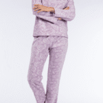 Γυναικεία Πιτζάμα Fleece Mellissa Brown – Λιλά