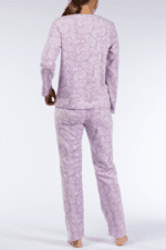 Γυναικεία Πιτζάμα Fleece Mellissa Brown – Λιλά - Image 3