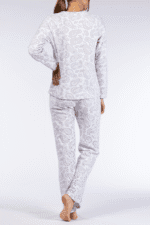 Γυναικεία Πιτζάμα Fleece Mellissa Brown – Γκρι - Image 3