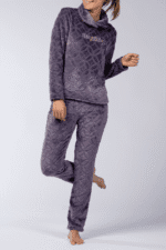 Γυναικεία Fleece Πιτζάμα "Mystic" - Mellissa Brown Deep Purple