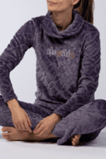 Γυναικεία Fleece Πιτζάμα "Mystic" - Mellissa Brown Deep Purple - Image 2