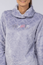 Γυναικεία Fleece Πιτζάμα "Mystic" - Mellissa Brown Lilac - Image 3