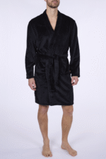 Ανδρική Ρόμπα Dodo Homewear Μαύρη