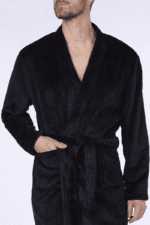 Ανδρική Ρόμπα Dodo Homewear Μαύρη - Image 2
