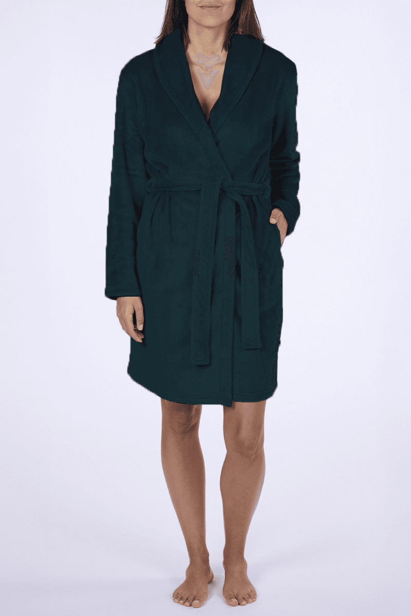 DH.MUST.RCF2 1 Γυναικεία Ρόμπα Dodo Homewear Πράσινη - Image 1